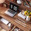 SinCiDo 60" Farmhouse L Shaped Office Desk w/ Drawer, Wood Home Office Executive Desk w/ Hutch & Charging Ports, Storage Cabinet - 4 of 4