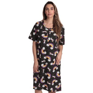 Just Love Short Sleeve Nightgown Sleep Dress for Women 4365-10717-XL - 1 of 3