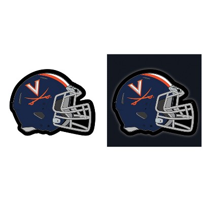 Evergreen Ultra-Thin Edgelight LED Wall Decor, Helmet, University of Virginia- 19.5 x 15 Inches Made In USA