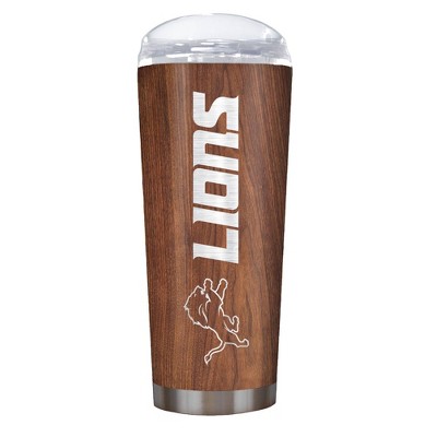 NFL Detroit Lions 18oz Woodgrain Roadie Tumbler