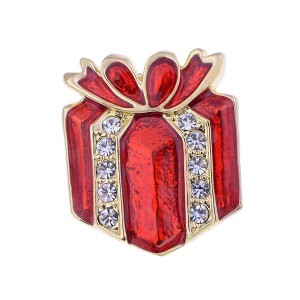 Anna-Kaci Holiday Christmas Multicolor Rhinestone Ornaments Crystal Xmas Brooch Pin - 1 of 4