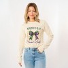 Simply Sage Market Women's Coquette Mardi Gras Social Club Long Sleeve Graphic Tee - 2 of 4