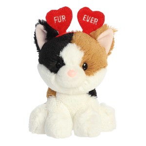 Aurora Small Furever Calico Cat Love On The Mind Heartwarming Stuffed Animal Multicolor 6" - 1 of 4