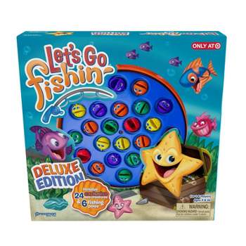 Kidzlane Magnetic Fishing Game for Toddlers, Easy Play Wooden Fishing Toy  for T