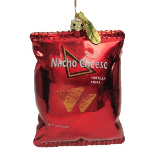 Cody Foster 4.0 Inch Nacho Cheese Tortilla Chips Ornament Salty Snack Chip Tangy Tree Ornaments - 1 of 3