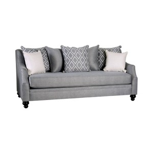 Carisa Sofa Gray - HOMES: Inside + Out