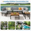 CAVINAS Patio Sectional Set, Outdoor Sofa Set with Cushions, Modern Outdoor Couch Set for Garden, Balcony - 3 of 4