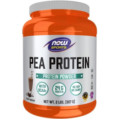 Pea Protein Creamy Chocolate by Now Foods  -  2 lb Powder