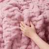 Kumasinova 50x60 Inch Faux Fur Throw Blanket,Ultra Soft Fluffy Blanket with Frilled Edges,Luxury Throw Blankets for Bed&Couch - 4 of 4