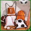Sport Drawstring Bags Bulk, Waterproof Backpacks for Team Sports, Beach, Party Favors & Gym Use, Multi-Pack - 2 of 4