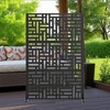 71.37x46.8x15.6 Inch Black Galvanized Sheet Screen Measuring - 3 of 4