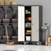 SUXXAN 72" H Metal Garage Storage Cabinet with Wheels and 4 Adjustable Shelves for Garage Home Office Utility Room,Required Assembly - 2 of 4