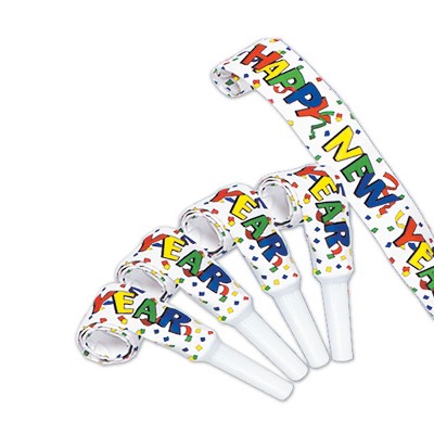 Beistle 16" Happy New Year Blowouts 24/Pack 88016