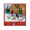 Sunsout Christmas at The Cabin 550 pc  Christmas Jigsaw Puzzle 73410 - 3 of 4