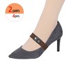 INSPIRE CHIC Women's Detachable Shoe Strap Belt Band Elastic Shoe Ankle Straps for Heels 2 Pairs - 4 of 4