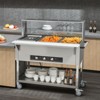 VEVOR 3-Pan Commercial Food Warmer, 3 x 20.6QT Electric Steam Table, 1500W Professional Buffet Catering Food Warmer with Acrylic Sneeze Guard - 2 of 4