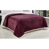 Sheridan Plush and Extra Comfy Chevron Braided Microplush Jacquard Faux Shearling Blanket - 3 of 4