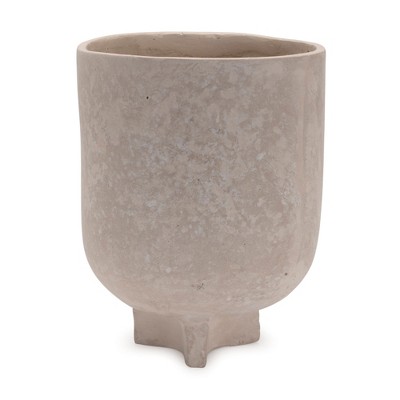 Melrose Recycled Paper Chalk Vase 7"H