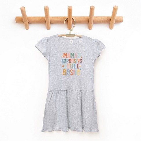 The Juniper Shop Mama's Expensive Bestie Toddler Graphic Dress - image 1 of 3