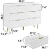 NicBex Modern Gold Handles Storage Dresser for Bedroom with 6 Drawers - 3 of 4