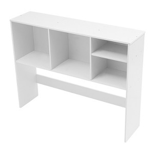 YIYIBYUS Desk Bookshelf Organizer Office Desk Holder Rack, White - 1 of 4