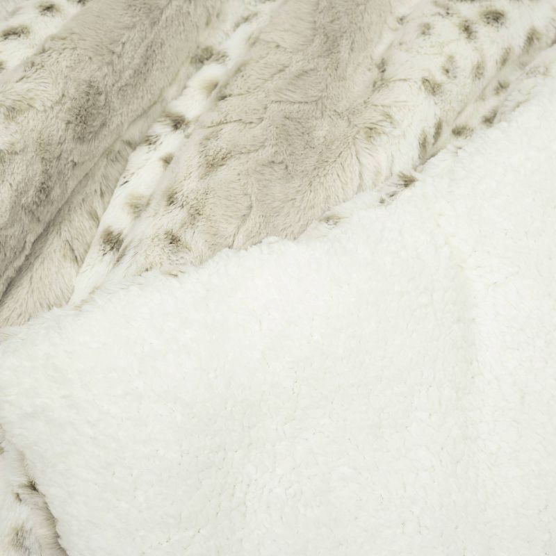 Lush Décor 3pc Leopard Textured Faux Fur Comforter, 4 of 11