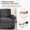 CLIHOME 57.9" Pull Out Sofa Bed Loveseat Sleeper with Twin Size Memory Mattress with Two USB Ports - 4 of 4