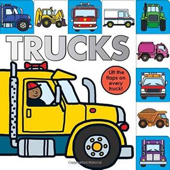 Lift-the-Flap Tab: Trucks (Board Book) by Sarah Powell & Roger Priddy