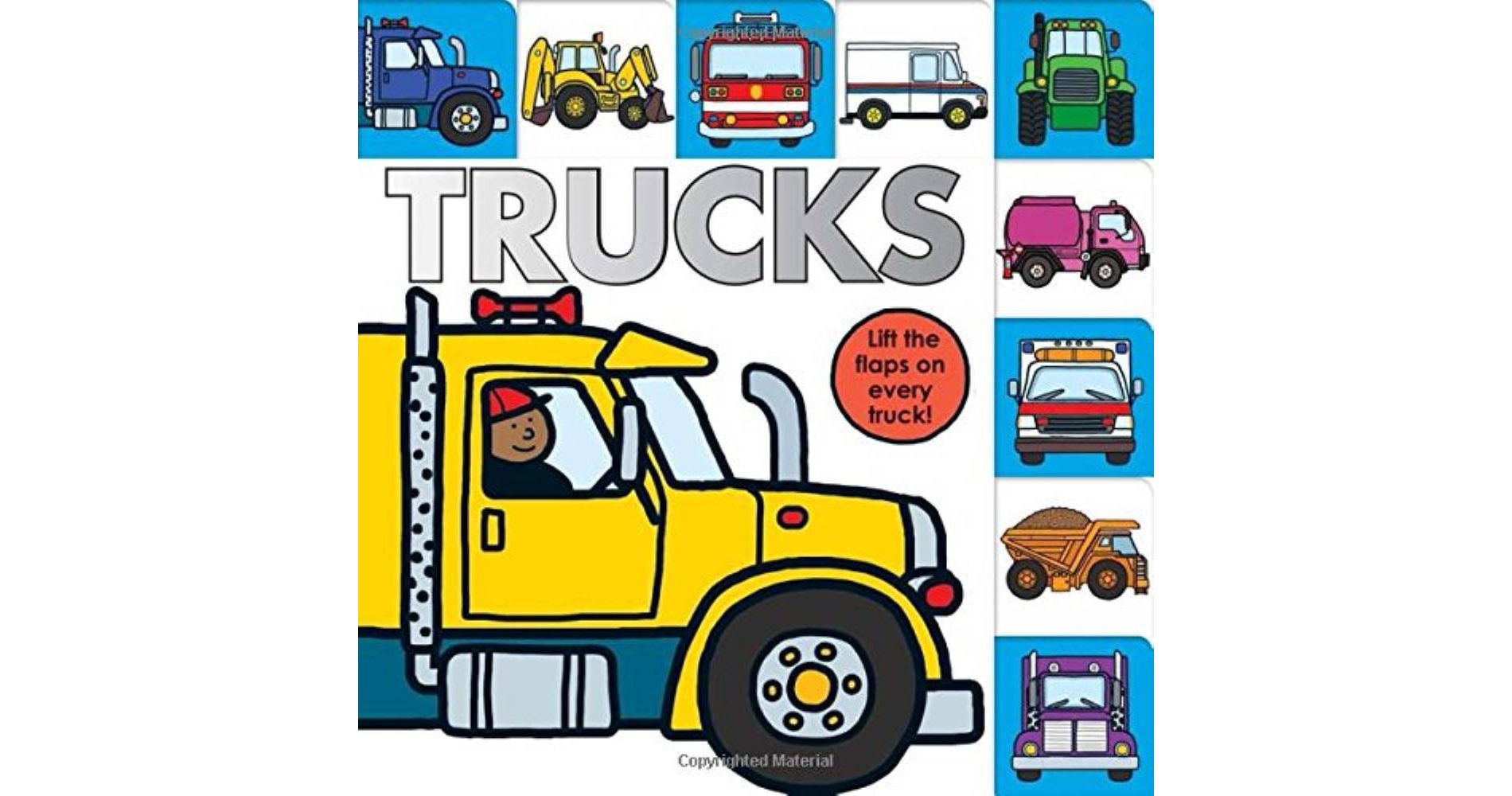 Lift-the-Flap Tab: Trucks (Board Book) by Sarah Powell & Roger Priddy
