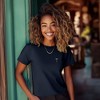 Dalix Espresso Martini Embroidered Lightweight Relaxed Jersey Tee Summer Cute Food Womens - 3 of 4