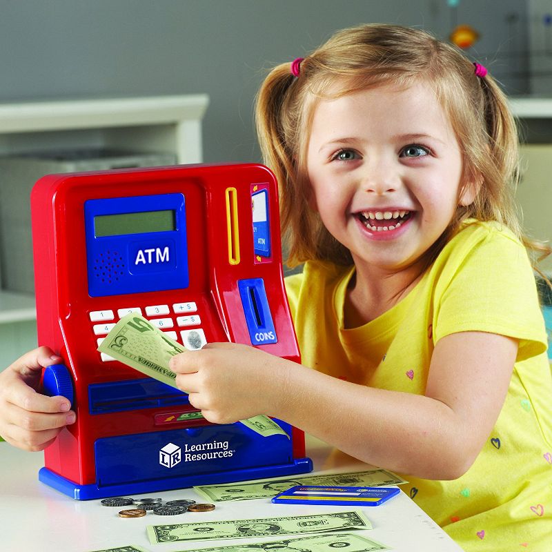 Learning Resources Pretend & Play Teaching ATM Bank, 2 of 7