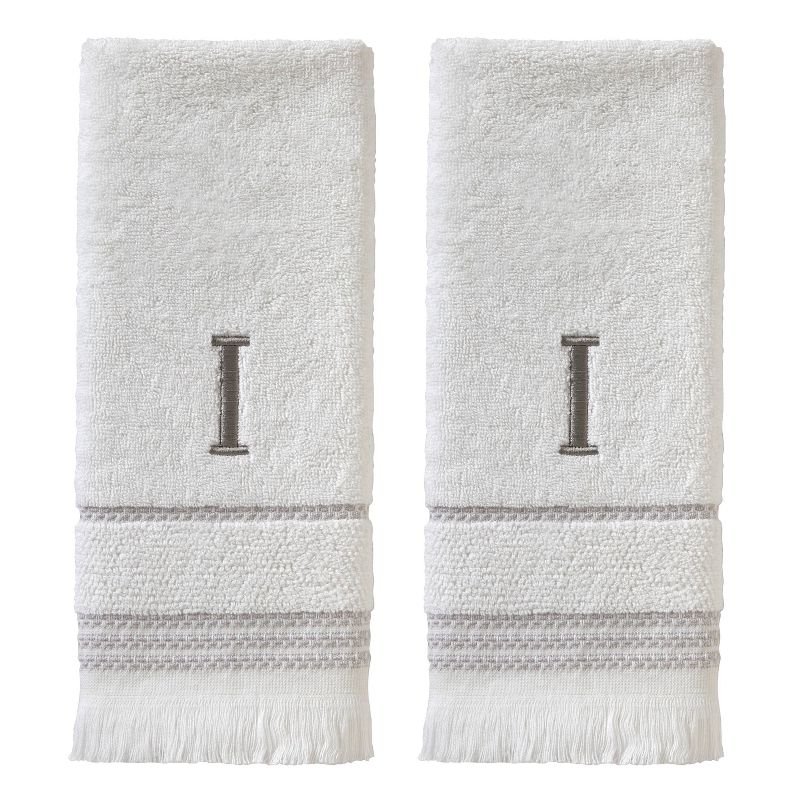 2pc Casual Monogram &#39;I&#39; Hand Towels - SKL Home, 1 of 4
