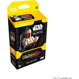 Fantasy Flight Games Star Wars: Unlimited TCG Jump to Lightspeed Boba Fett Spotlight Deck - Ready-to-Play 50-Card Deck with Exclusive Cards! Ages 12+, - 1 of 4