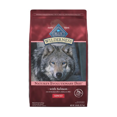 Blue Buffalo Wilderness Adult Dry Dog Food With Salmon Flavor - 28lbs ...