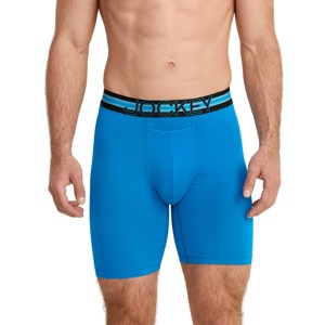 Jockey Sport Men's Stability Pouch Microfiber 9" Long Leg Boxer Brief - 1 of 3