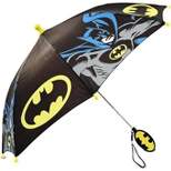 Batman Boy's Stick Umbrella, Ages 3-7- Black