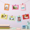 Juvale 50-pack Cardboard Picture Frames With Clips For Photo Hanging Display,  Wall Decor And Party Decor For Diy Projects, 10 Colors, 4x6 In : Target