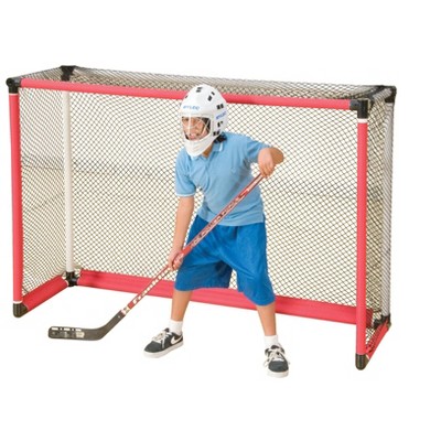 Sportime ProGoal Multi-Purpose Hockey Goal, 72 x 48 x 24 Inches, White Nylon Net
