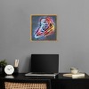 Notoriart Colorful Light Up Neon Sneaker Wall Art Framed - 2 of 4