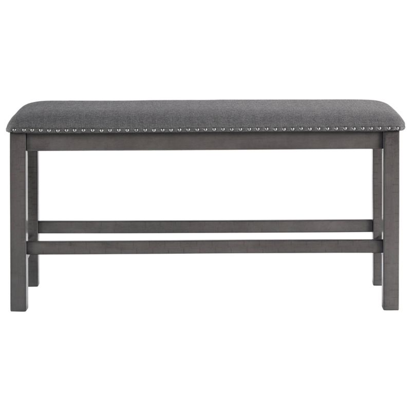 Myshanna Double Upholstered Two-Tone Dining Bench Gray - Signature Design by Ashley, 3 of 7