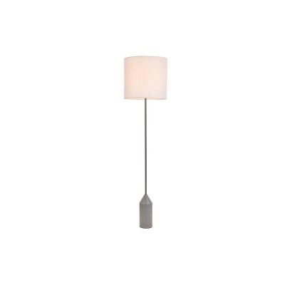 Elegant Lighting Ines floor lamp in chrome