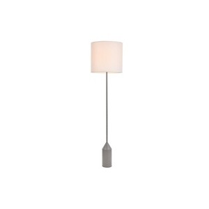 Elegant Lighting Ines floor lamp in chrome - 1 of 4