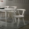 Kumasinova 17.5"H Rustic Farmhouse Dining Chairs Set of 2,Eco-Friendly Rubberwood Armless Chair for Kitchen,Versatile Side Chair,300lbs Max - 2 of 4