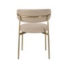 Meridian Furniture,Lupita Taupe Vegan Leather Dining Chair, Set of 2 - 2 of 4