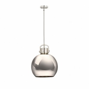 Newton Sphere - 1 Light Pendant In Industrial Style-19.63 Inches Tall and 14 Inches Wide - 1 of 1