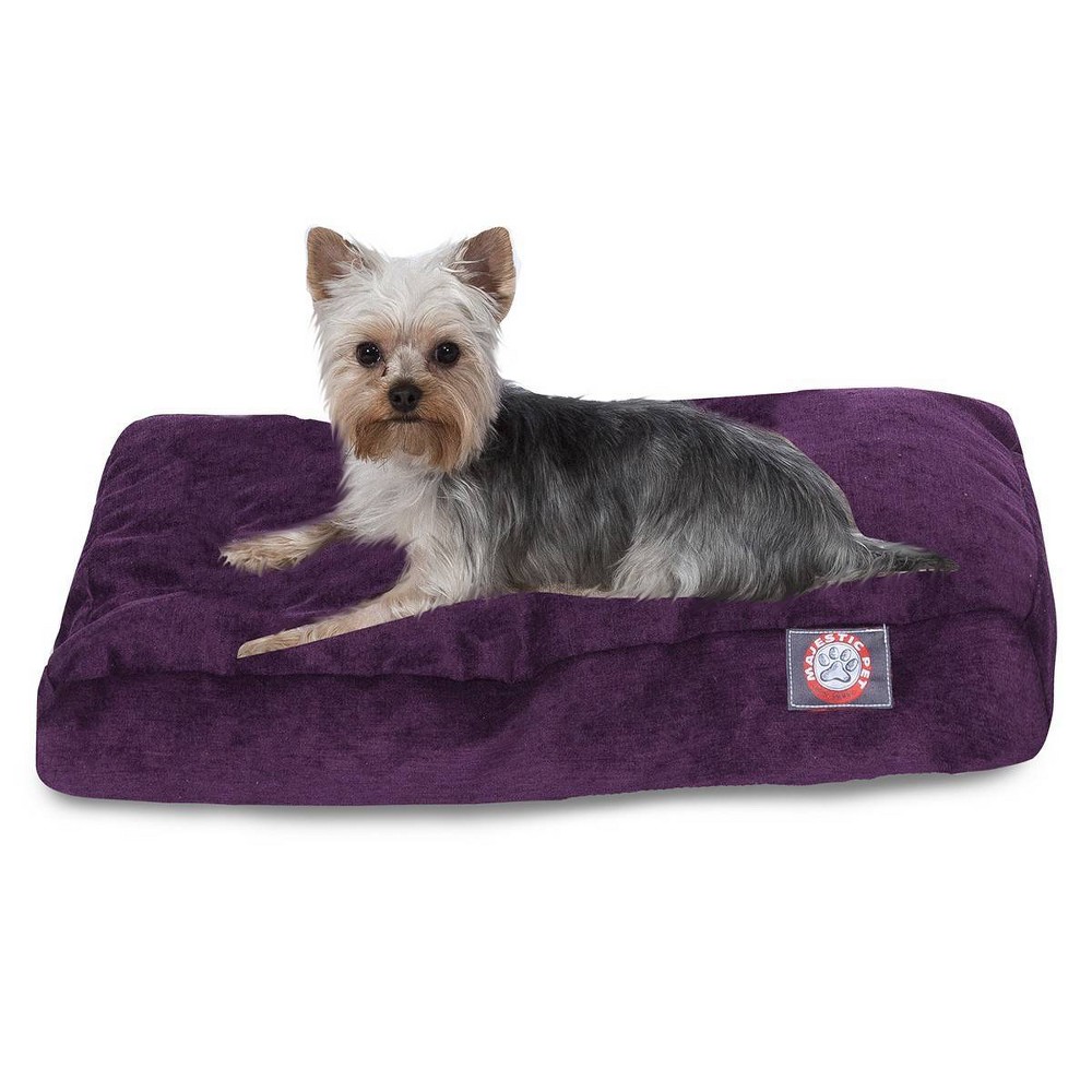 Photos - Bed & Furniture Majestic Pet Villa Collection Rectangle Dog Bed - Aubergine - Medium - M 