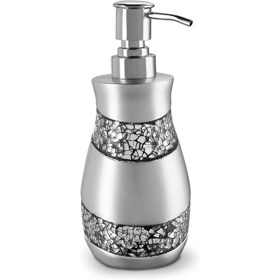 Creative Scents Silver Mosaic Soap Dispenser