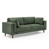 MINIMORE Modern Style 85''W Lassie 3Seater Square Arm Sofa - 3 of 4