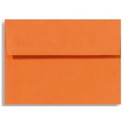 LUX A4 Invitation Envelopes 4 1/4 x 6 1/4 50/Box Mandarin LUX-4872-11-50