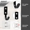 phiestina Stainless Steel Hooks, Multi-Scenario Entrance Hall Hooks for Student Schoolbags, Set of 5 - 3 of 4